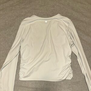 Lululemon Ribbed Long Sleeve Cropped Shirt